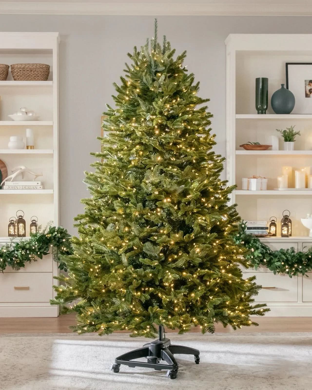 Árvore de Natal e Micro LEDs Embutidos